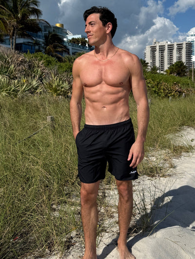 Barbados Men's Swim Trunk - Black - Mens Swim | JMP The Label